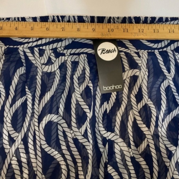 Sheer coverup lounging pants swimsuit cover Boohoo - Picture 7 of 8